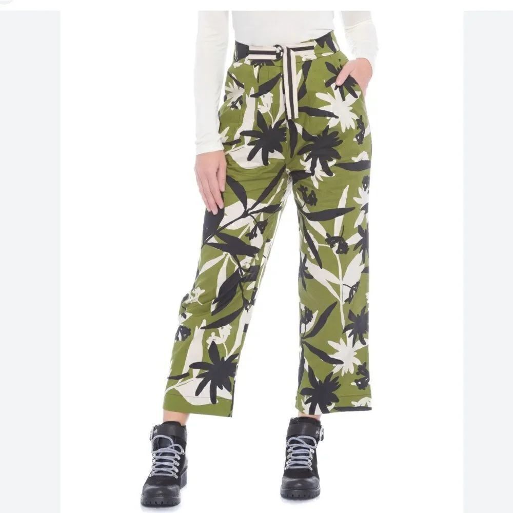 Cantao high Waisted cropped pants M made in Brazil